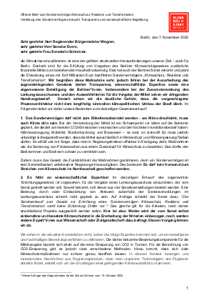 Vorschaubild des Offenen Briefes